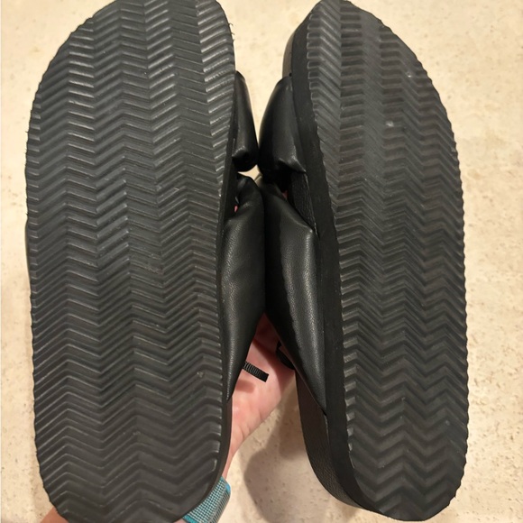 H&M Black Knot Slides Beach Walking Cool size 38 or US 7.5 - Picture 6 of 6